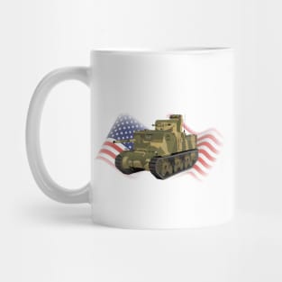 Patriotic M3 Lee / Grant American WW2 Tank Mug